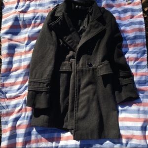 Double Breasted Wool Pea Coat